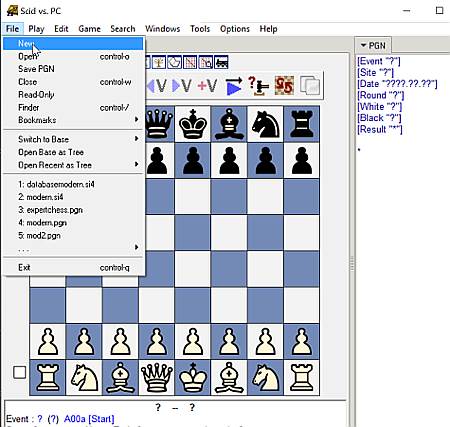 Build your Chess Database –